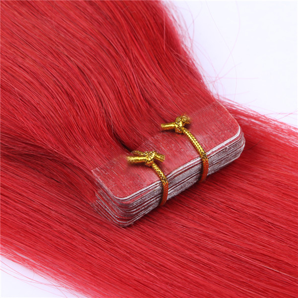 China factory red tape in hair extensions XS095